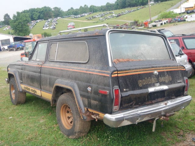 Top 10 Obscure Special Editions And Forgotten Limited-Run Models: Jeep-Eagle Edition, Part II 15 1979 jeep cherokee chief golden eagle rusty restoration project or parts vehicle 3