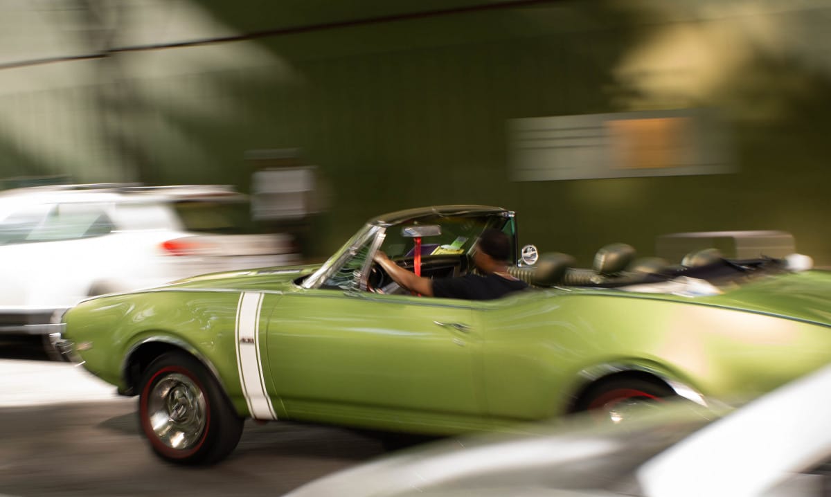 (first posted 5/11/2019)        CC Contributor/Cohort Tim Finn posted some great shots of a ’68 442 doing what it was created to do: move, briskly. Panning a camera [&hellip;]