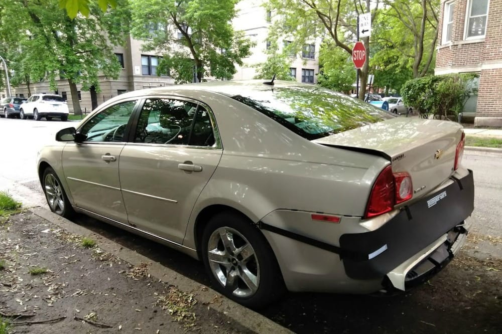 Wordless Outtake: 2008 Chevrolet Malibu – Too Little, Too Late Edgewater, Chicago, Illinois. Thursday, June 6, 2019.