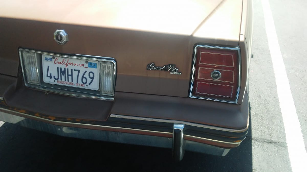 1986 Pontiac Grand Prix At The Parking Lot - Rare One Owner Survivor 2 20190721 104612