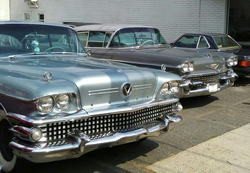Here they are together–two 1958 GM “Golden Milestone” cars that competed in the luxury class.  You’ll notice that both cars share the body middle section (doors, windows, roof);  however the [&hellip;]