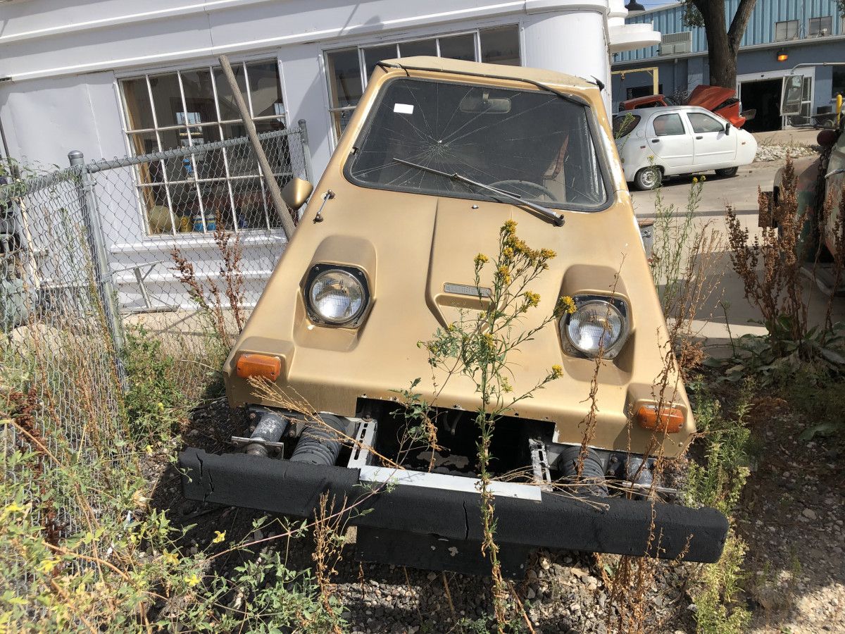 Some of the junkyards I’ve been to have a small area in front where occasionally they sell some of the cars.  The establishment where I found this thing at had [&hellip;]
