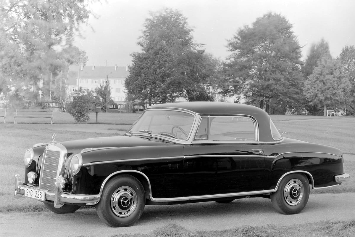 Pontoon Fenders: An Archeology (1920-1945) 3 1956 MercedesBenz 220SCoup 0 1536 1