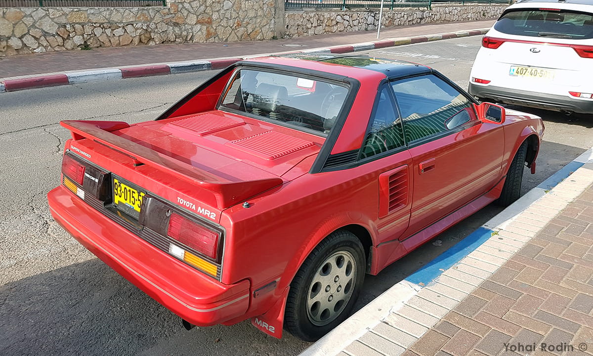 Cohort Pic(k) Of The Day: 1988 Toyota MR2 Supercharged Thank you to Yohai Rodin