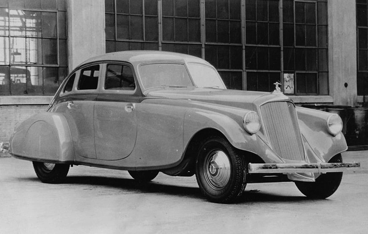 Pontoon Fenders: An Archeology (1920-1945) 24 Pierce Arrow silver arrow