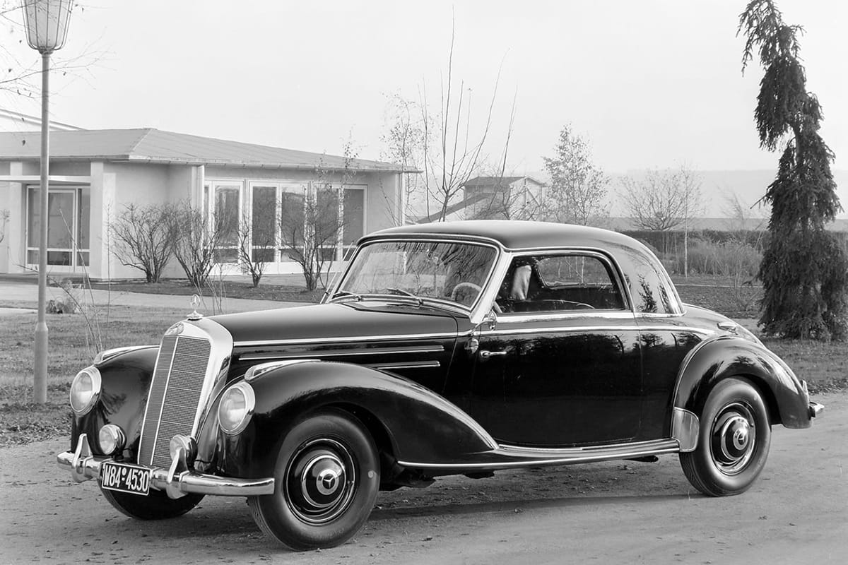 Pontoon Fenders: An Archeology (1920-1945) 2 mercedes benz 220 s coup 08