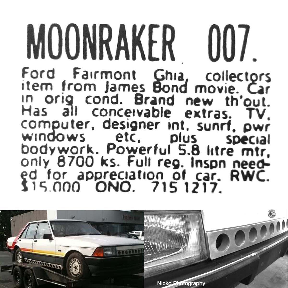 1979 Australian Ford XD Fairmont Ghia: 007 Cars That Never Were 19