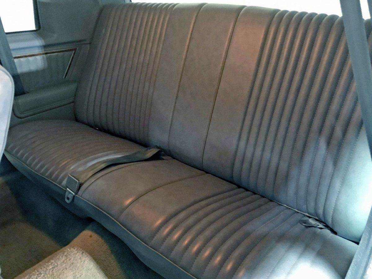 1978 Buick Regal: The Extreme Moderate 15 Interior Rear 1979 Buick Regal