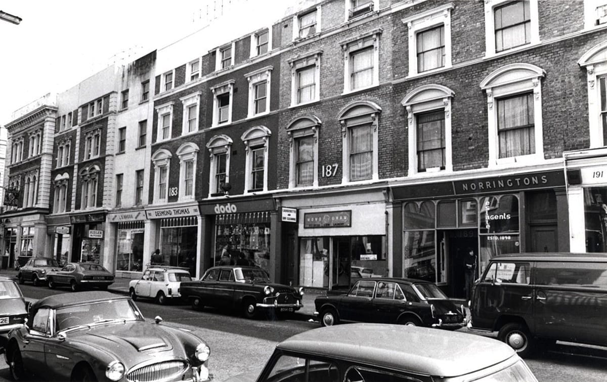 London westbourne grove south side 187 189 jun 1972