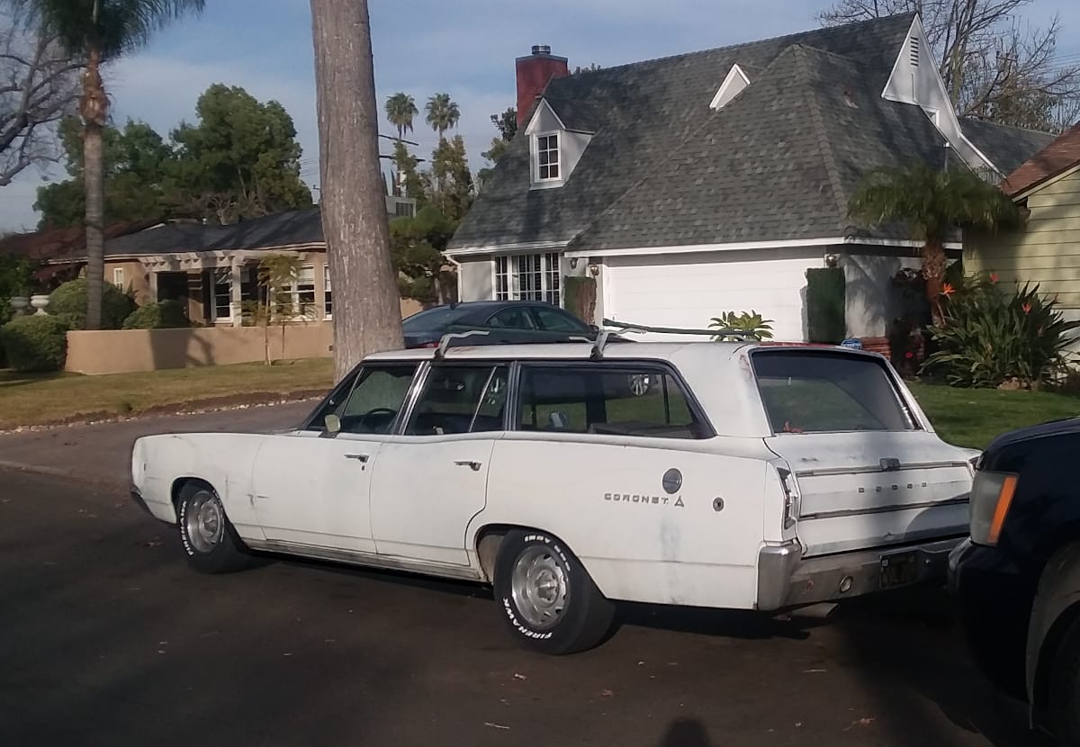 1968 Dodge Wagon Rear 3 quarter