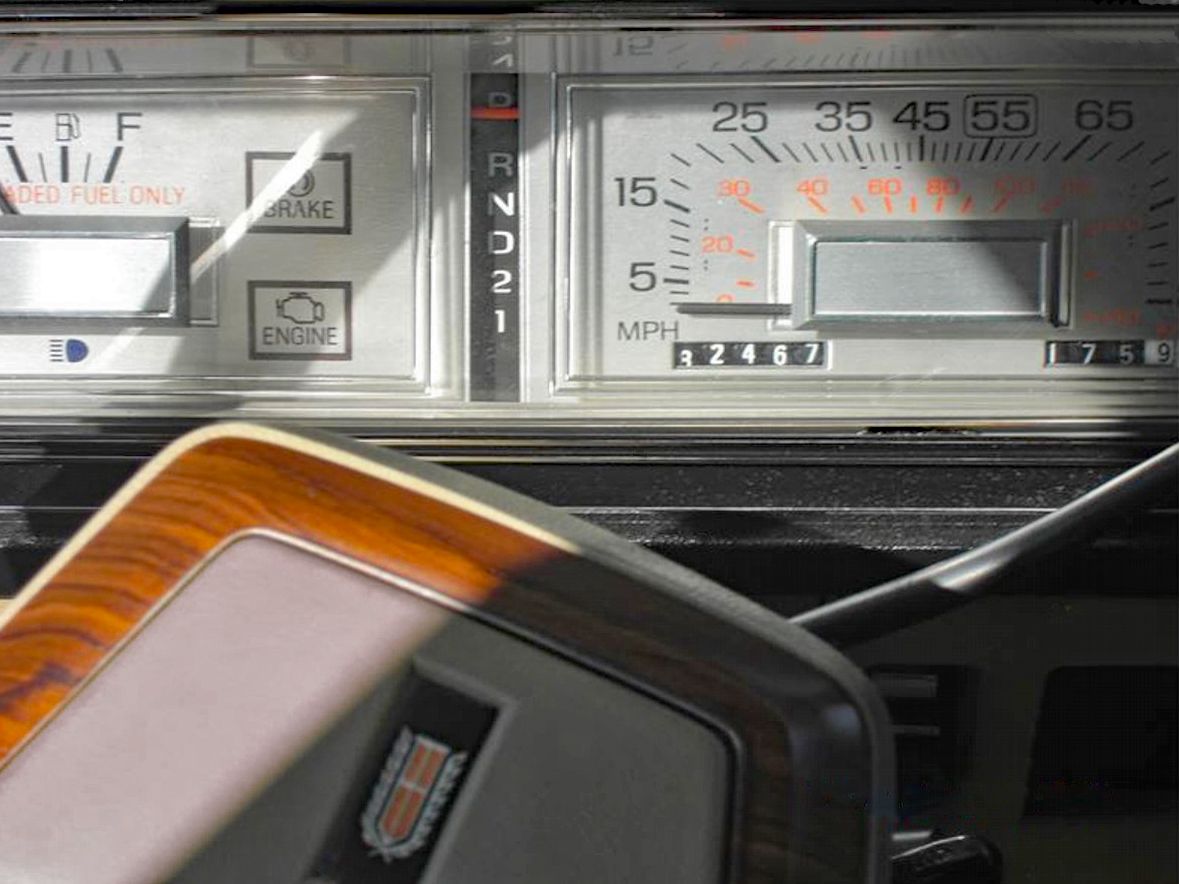 1985 Mercury Marquis: Lesser Nobility 12 Instrument Cluster