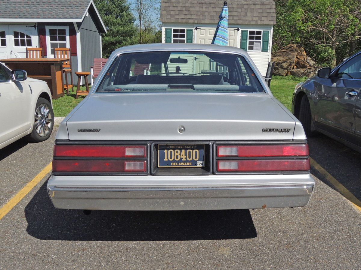 1985 Mercury Marquis: Lesser Nobility 17 Rear 1 1985 Mercury Marquis