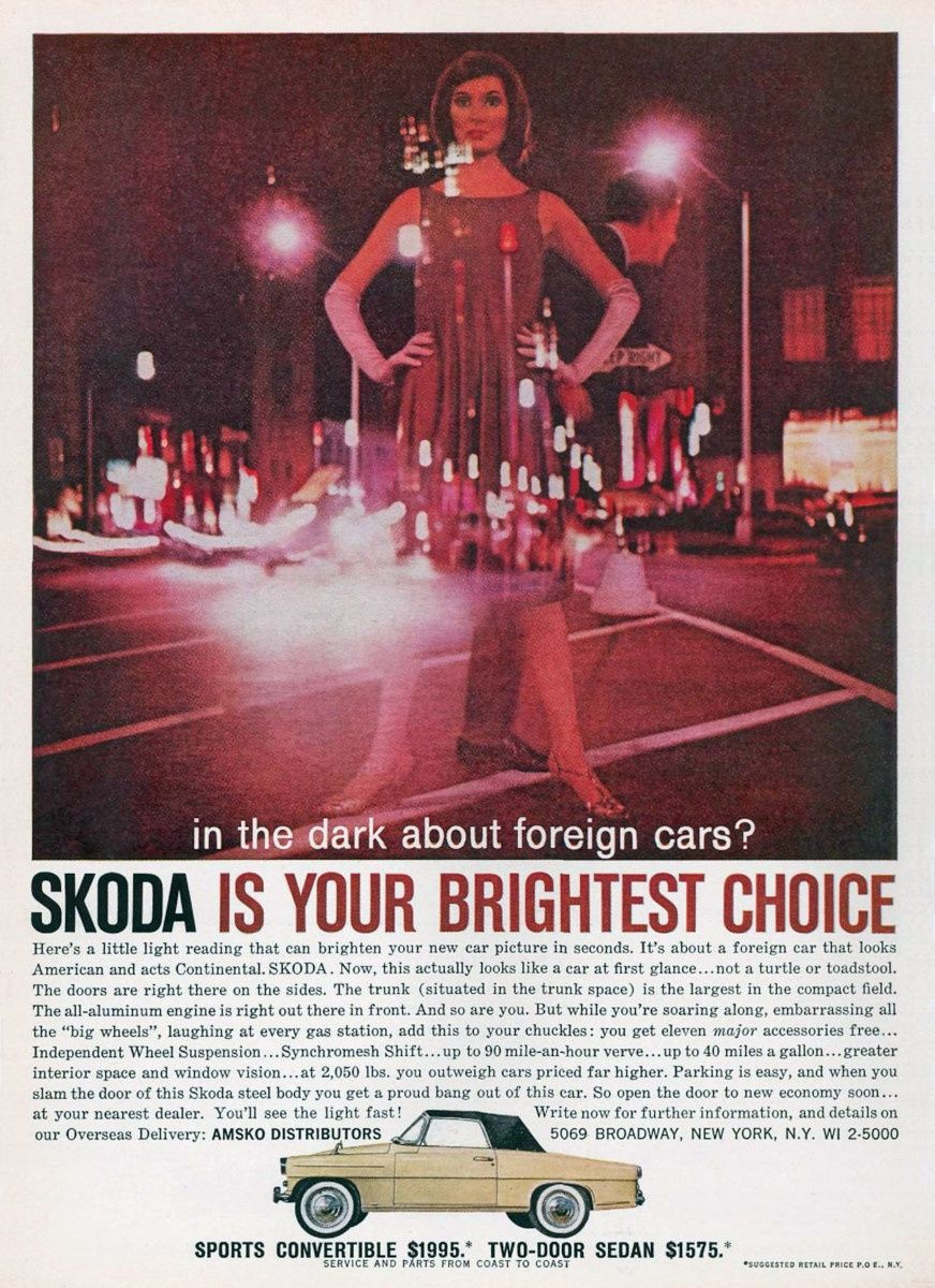 Ad 1960 Skoda US