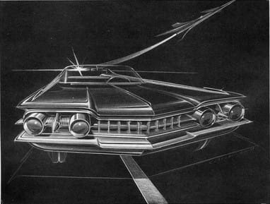 1959 Oldsmobile Super 88 - Its Redeeming Features Are Under The Skin 17 Olds 1959 grille soncept