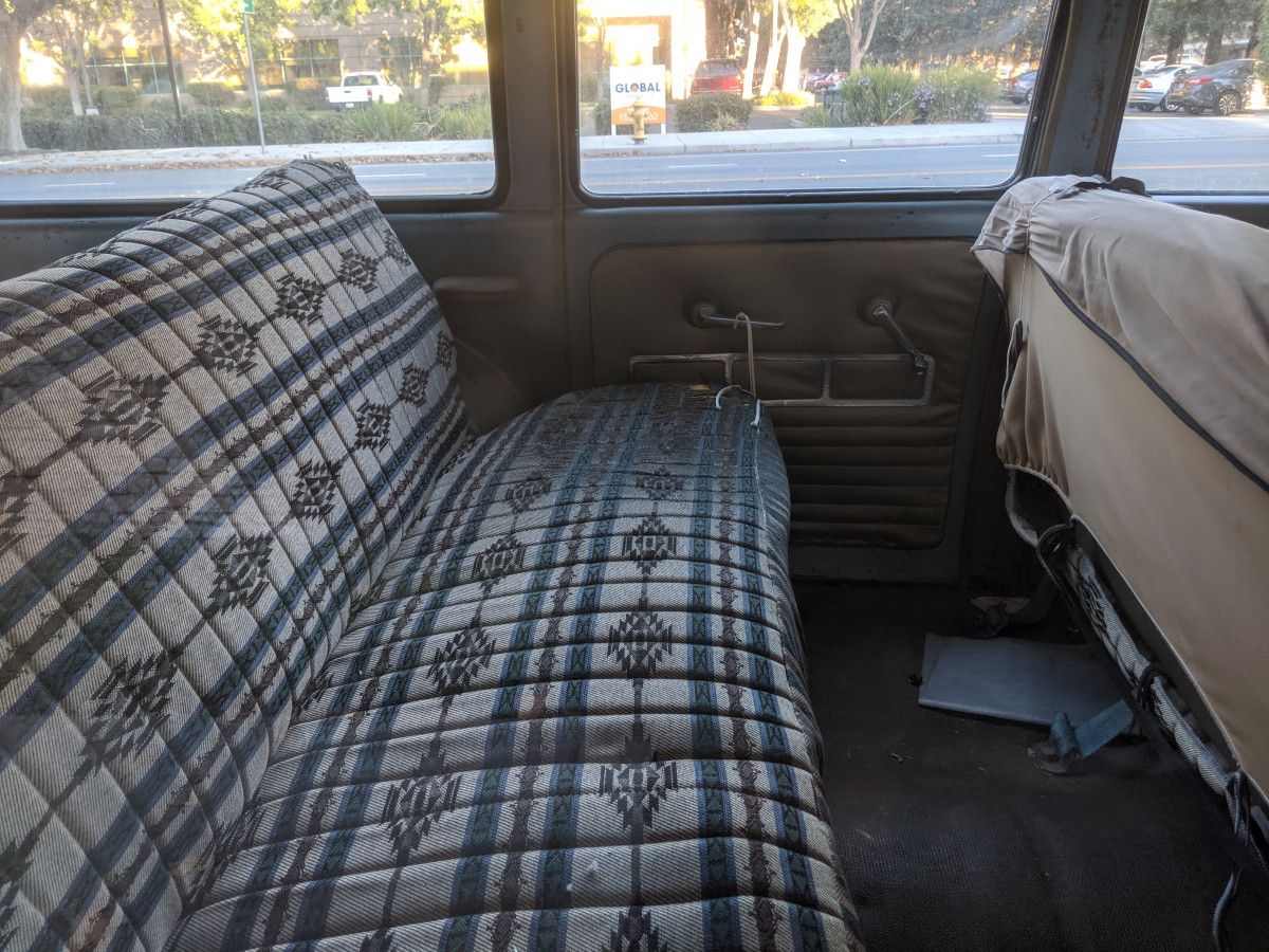 1965 International Travelall rear seat