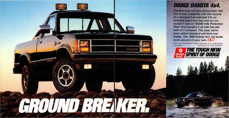 1988 Dodge Dakota: Not Too Big, Not Too Small -- Quietly Defining The Modern Midsize Truck 12 1988 Dodge Dakota ad 2
