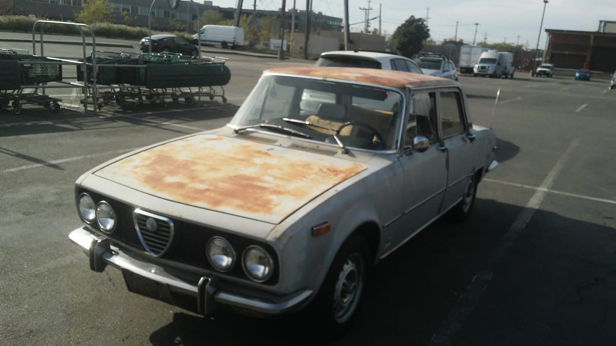 I came across this Alfa in the parking lot of the local hardware store.  Given the current Covid-19 crisis, probably stocking up on supplies for the Apocalypse.  Given the looks [&hellip;]