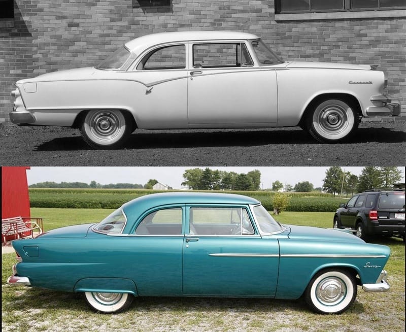 1955 Dodge Coronet - That Thing Got A Hemi, Poly Or Flat Head? 8 a dodge 55 side vert