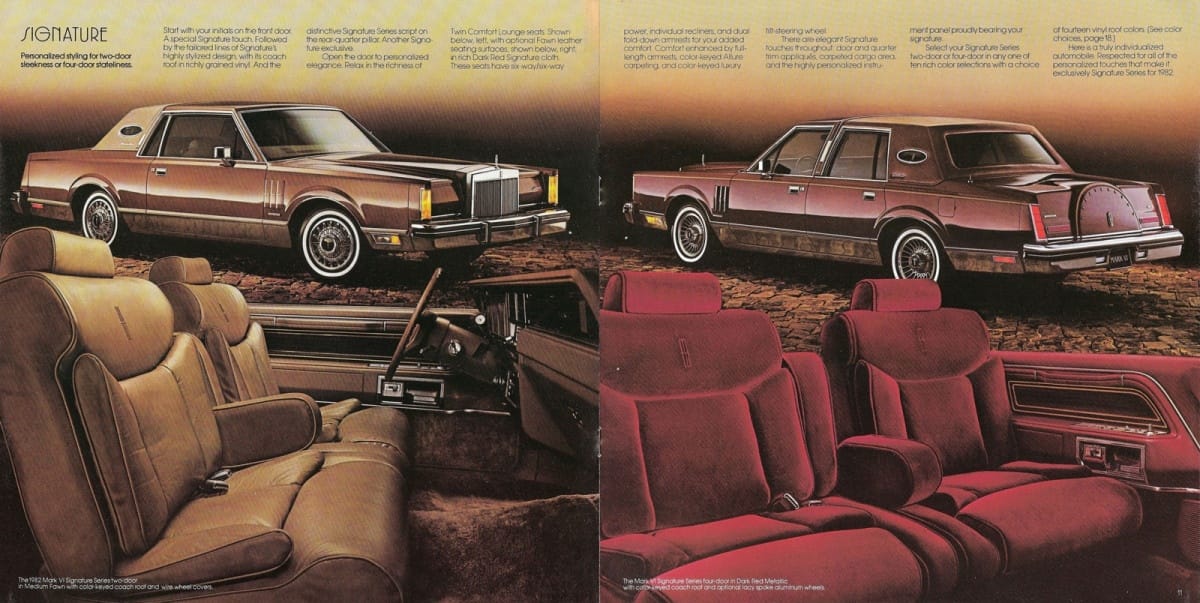 n 1982 Lincoln Continental Mark VI 10 11