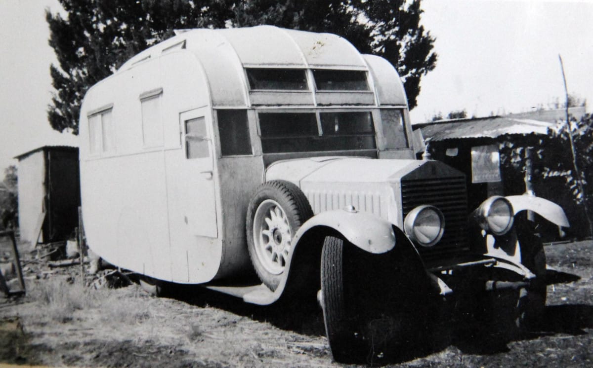 Vintage Snapshot: The Rolls-Royce of Motorhomes A 1926 Twenty HP, chassis GUK7. Presumably rebodied sometime later, in Australia.