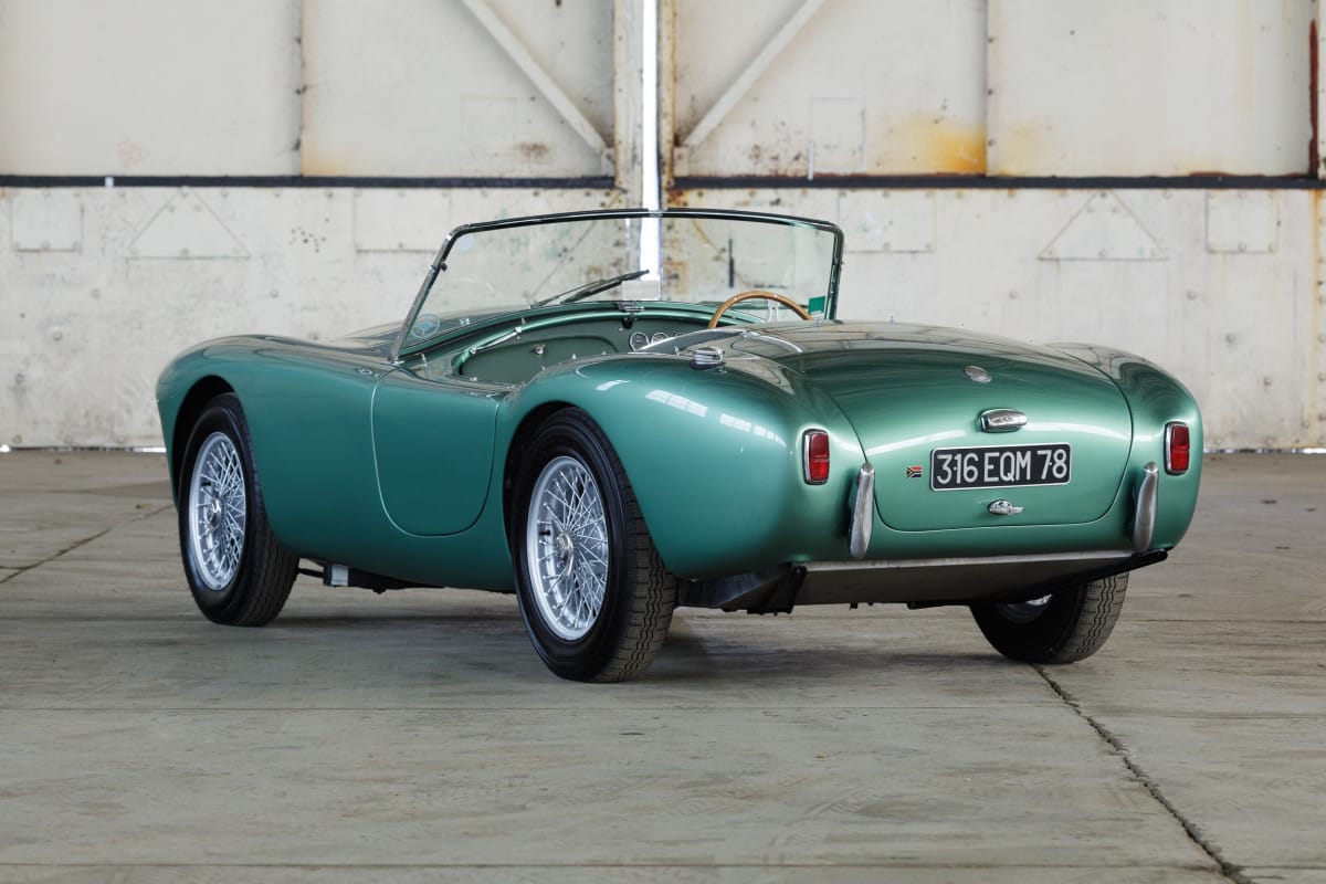 Vintage Sports Car Illustrated Review: 1957 AC Ace - The Progenitor of the Cobra With An Engine Dating Back to 1919 6 AC Ace green rear