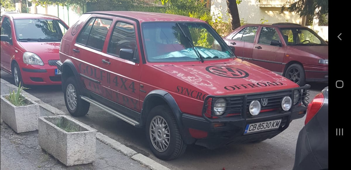 posted by mncarspotter In addition to the Golf Syncro, VW also made a version with high ground clearance, bull bar and a few other off-road accoutrements. The 4WD system in [&hellip;]