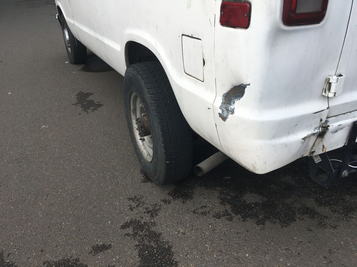 As soon as I saw this Dodge van down the street, I knew something was off. Why is that rear wheel sticking out like that? Did someone swap in a [&hellip;]