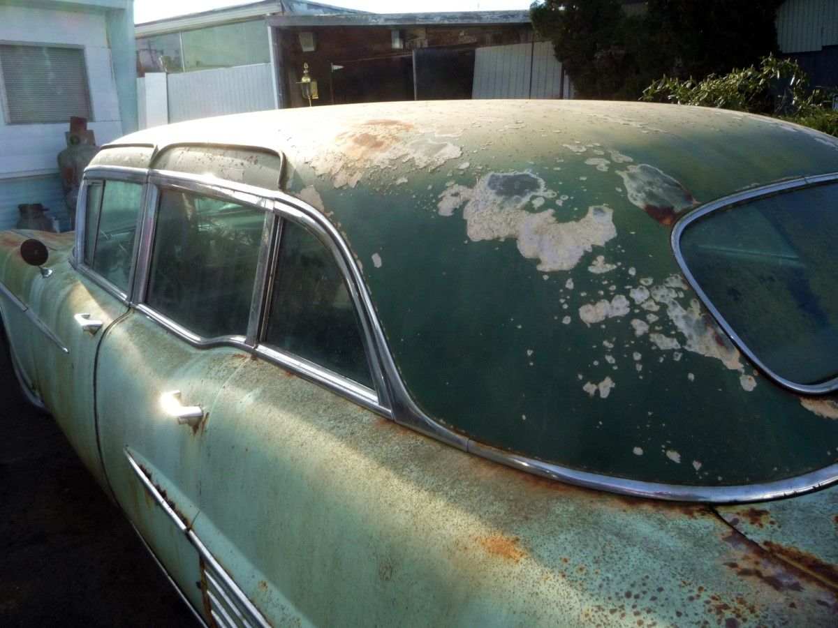 1958 Cadillac Fleetwood 75 Limousine - Who Would Have Bought a Green Over Green Limo? 8 CC 126 164 c
