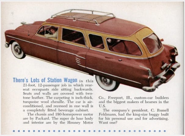 (first posted 2/15/2015)    If the lowly Henney Junior Packard Professional car was too stubby for your taste, Henney also built something a bit more extravagant. But he didn’t find any [&hellip;]