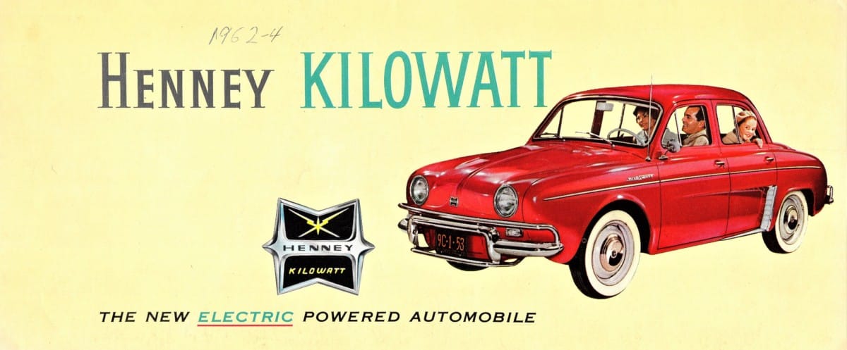 Looks like a Renault Dauphine, but it’s actually a Henney Kilowatt, the first attempt at a production EV after the demise first electric cars of the prewar era. It was [&hellip;]