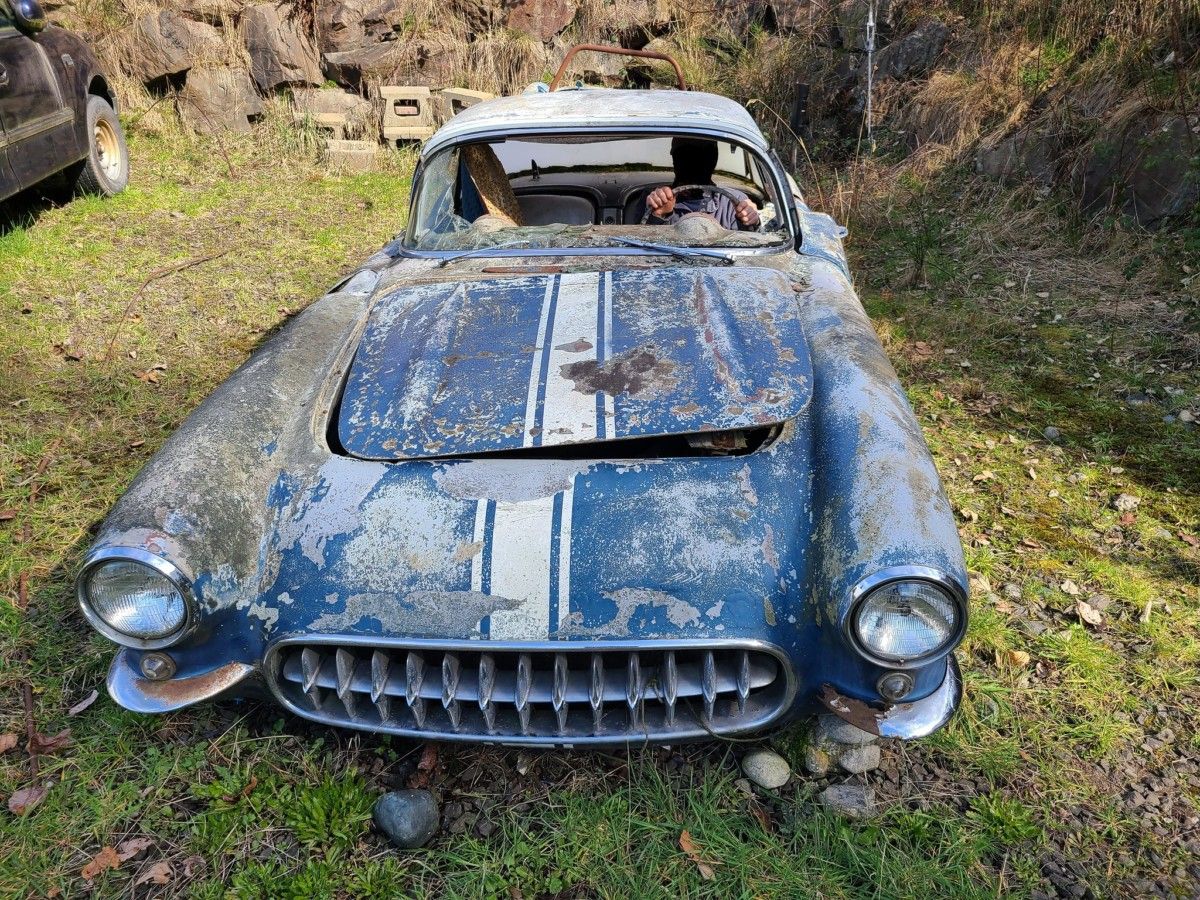 Mike Hayes just posted this shot to the Cohort, and naturally I was attracted to it, for several reasons:  1.) I’ve always had a thing for the ’56-’57 Corvette; 2.) [&hellip;]
