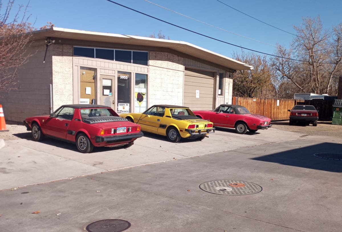 The Denver area is recovering from a heavy weekend snowfall this week, so I dug out this much sunnier photo from last spring. The shop is called Apple Motors, where [&hellip;]