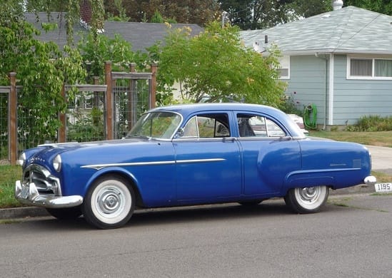 (first posted 10/29/2013)     You would be forgiven for mistaking this modest-looking sedan as a low-trim Dodge, Pontiac or Mercury. But a Packard? The very name conjures images of exclusive cars [&hellip;]