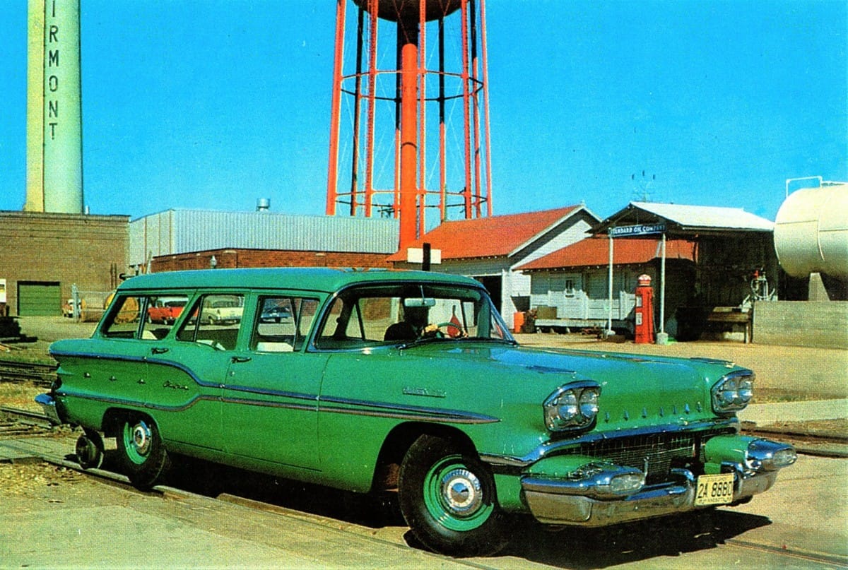 When I first ran across this photo, all I could see was that strange front end. Was this a preview of the Five Mile Bumpers? Oh; it’s a rail inspection [&hellip;]