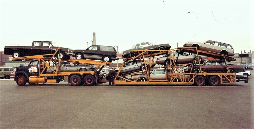 The sheer variety of GM vehicles on this car carrier is noteworthy. Of course it’s still just a fraction of all the brands and models GM was cranking out in [&hellip;]