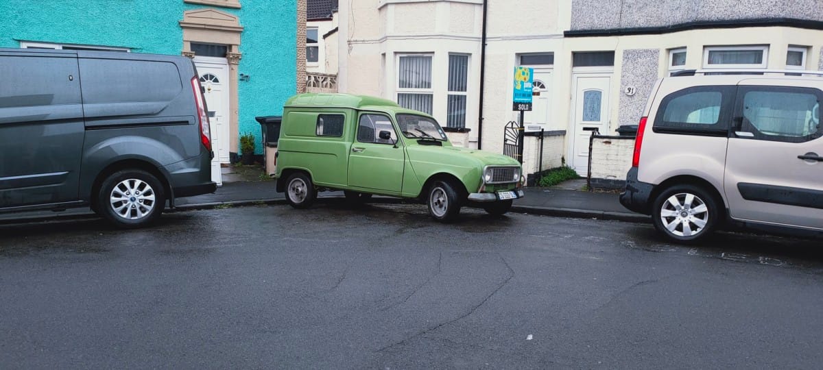 Nathan Willams found this R4 Fourgonnette (van) in Bristol, and it’s in very suitable company: two compact vans of the modern persuasion. Yes, automotive inflation is just as real as [&hellip;]
