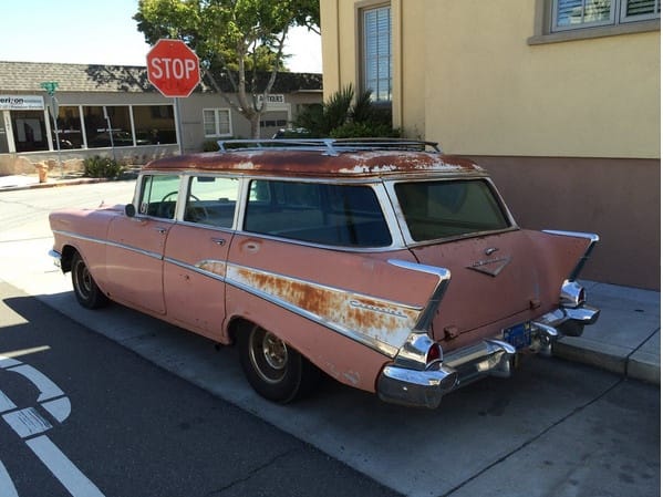 (first posted 4/23/2015)     Ignore the fact that this is a ’57 Chevy, a vehicle that has transcended the mere word ‘icon’, if that’s possible. Yes, those flamboyant grafted-on Cadillac-ish fins [&hellip;]