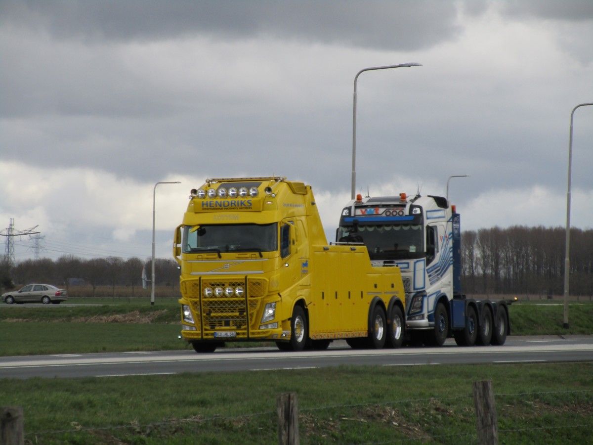 A 2020 Volvo FH 540 6×2 tow truck, supporting a 2015 Volvo FH16 750 8×4 heavy haulage tractor. The Swedish truck maker is our market leader in the segment of [&hellip;]