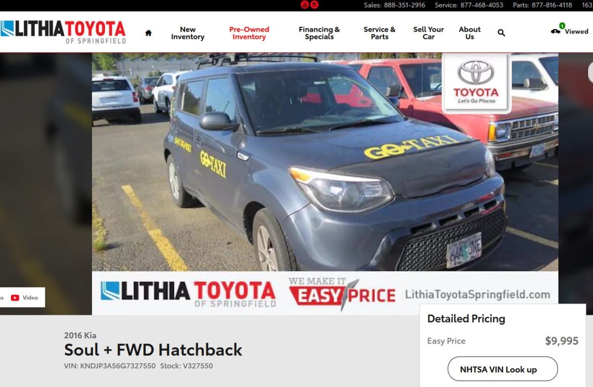 Jud Landis, a neighbor, sent me the link to this 2016 Kia Soul For Sale. I’m impressed by the mileage, and also impressed at the asking price. Is the used [&hellip;]