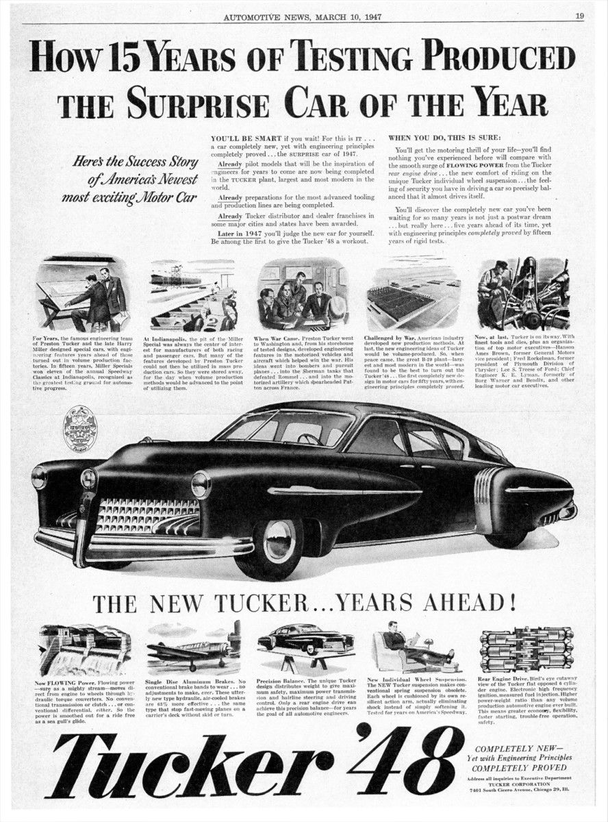 I’ve been promising to do the most amazing story on the Tucker for 15 years, with all kinds of new details and surprising insights that nobody but I could possibly [&hellip;]
