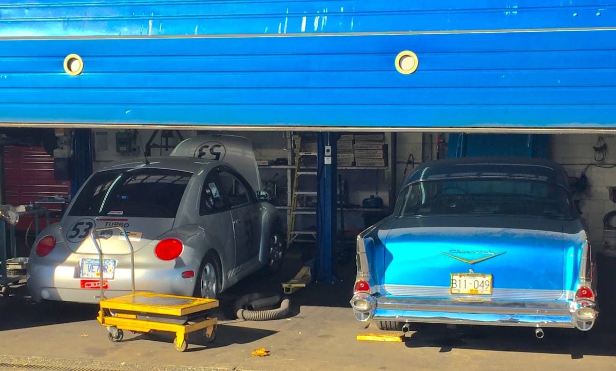 I spotted this duo—a latter-day Ocho and a ’57 Chev—at a transmission shop walk distance from my office. Assuming they’re both in for rather more than a fluid change, it’s [&hellip;]