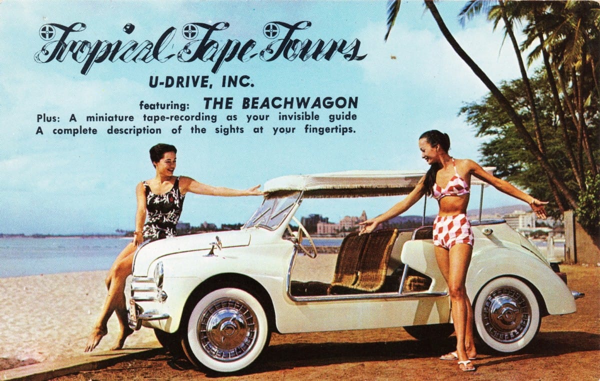I’ve seen plenty of pictures of the Fiat 500 and 600 “Jolly” beach cars by Ghia, but not a Renault 4CV. But here it is looking ever so jolly, ready [&hellip;]