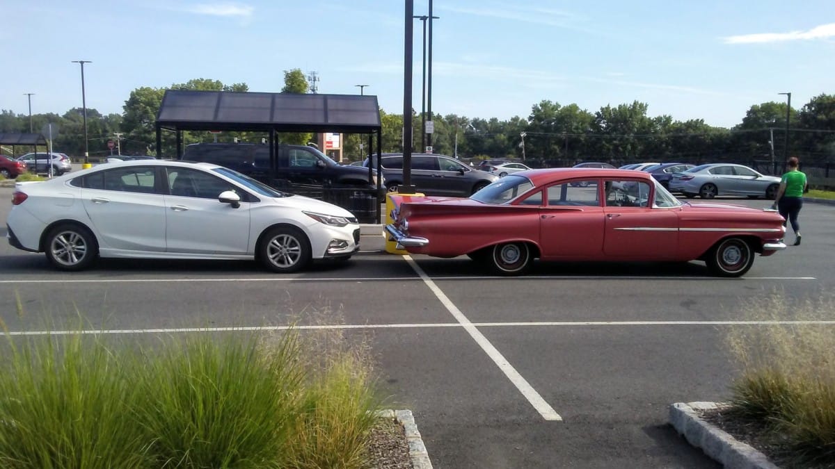 Cohort Pic(k) of the Day: Two Cheap Chevys, Sixty Years Apart I love shots like this one by Stephen Pellegrino (“Poindexter”): Two cheap Chevys, sixty years apart. And what do they still have in common, other than four rubber tires?