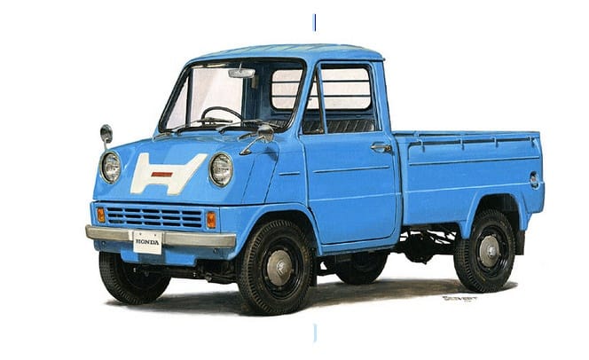(first posted 8/29/2012)    Remember all the endless recent speculation as to whether Honda would someday build a real RWD pickup? Well, they already did, in 1963. In that inimitable Honda [&hellip;]