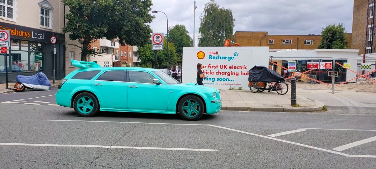 Nathan Williams shot this bright Chrysler 300 wagon (European version of the Dodge Magnum) in London, and right in front of Shell’s first UK electric charging station, a sign of [&hellip;]