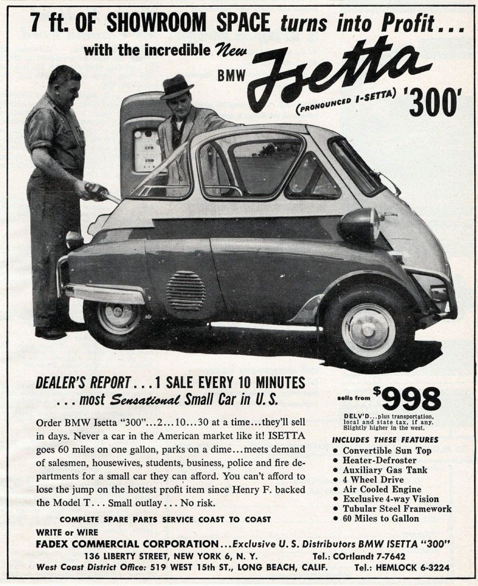 I knew a guy in Iowa City in 1973 who found an Isetta in someone’s garage or barn. The engine was frozen, so he replaced it with a big Briggs [&hellip;]