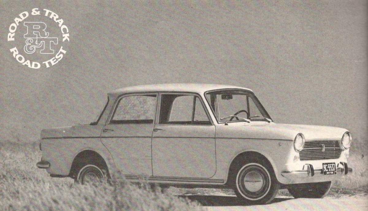 To find this review was a bit of a surprise, as the Fiat 1100R was a rather rare sight in the US at this time. It was the final evolution [&hellip;]
