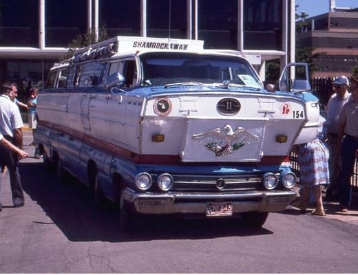 (first posted 10/2/2011)    It’s home built RV weekend, and I’ve been sitting on this for quite a while. It’s the ShamRockAway, and yes, two 1962 Buick wagons are in [&hellip;]
