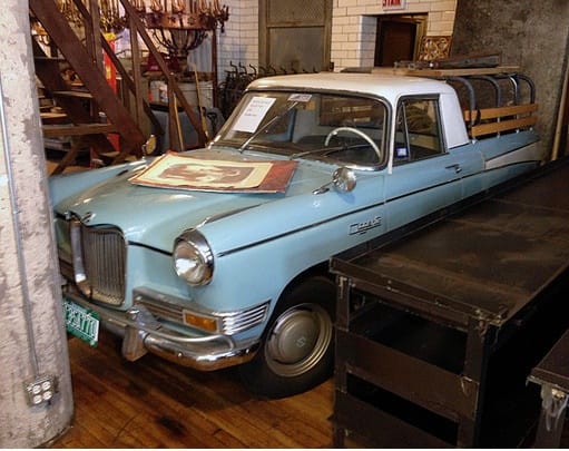 (first posted 6/8/2013)    I was picking my way through a giant architectural salvage store in Chicago’s Ravenswood neighborhood when I came upon this unusual little ute. It’s hardly parked by [&hellip;]