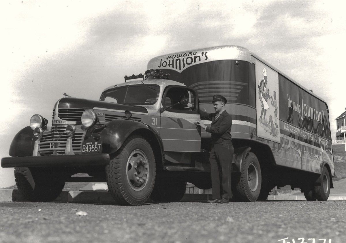 When I came across this fine shot of a 1940 Dodge delivering supplies to the fast-growing Howard Johnson’s restaurant chain, I was surprised to see the “DIESEL” badge on its [&hellip;]